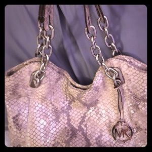 Michael Kors Vintage python leather purse